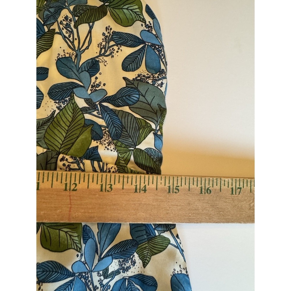 Patagonia Pataloha Womens Small Blue Green Tropical Floral Tencel Midi Dress - Picture 13 of 14